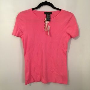 Cable & Gauge Pink Top